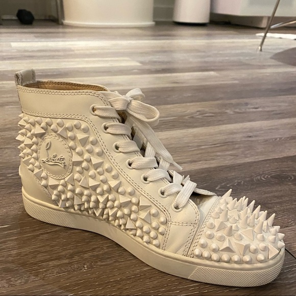 Christian Louboutin Pik Piks. White. - Picture 3 of 5